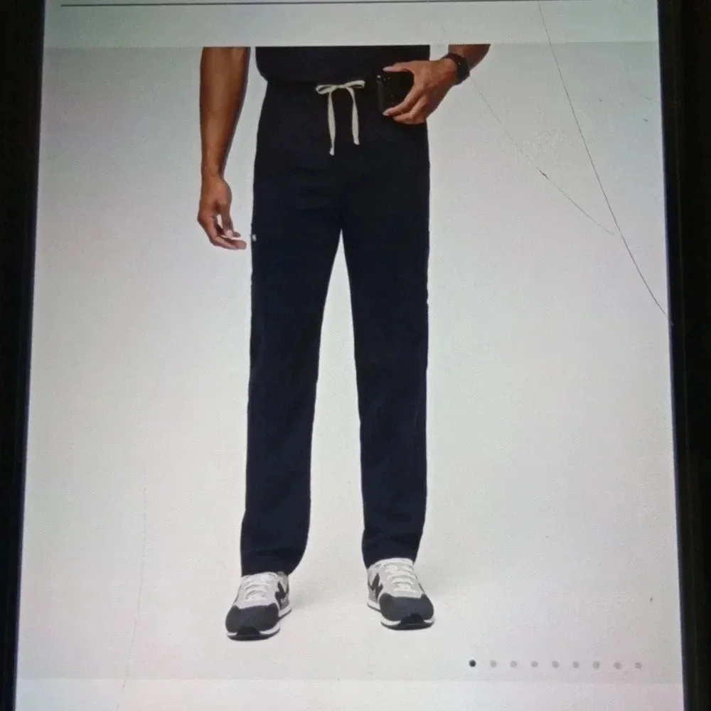 Figs Axim men's navy blue scrub pants size Medium